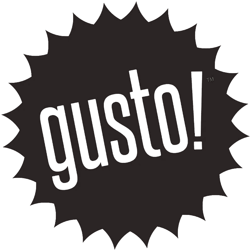 Gusto restaurant logo Gusto restaurant logo