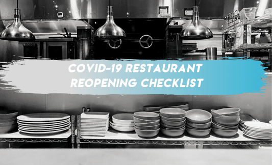 COVID-19 restaurant reopening checklist