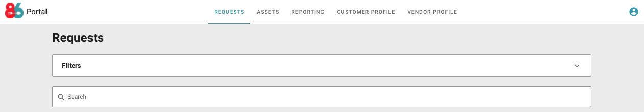 Customer Portal Header