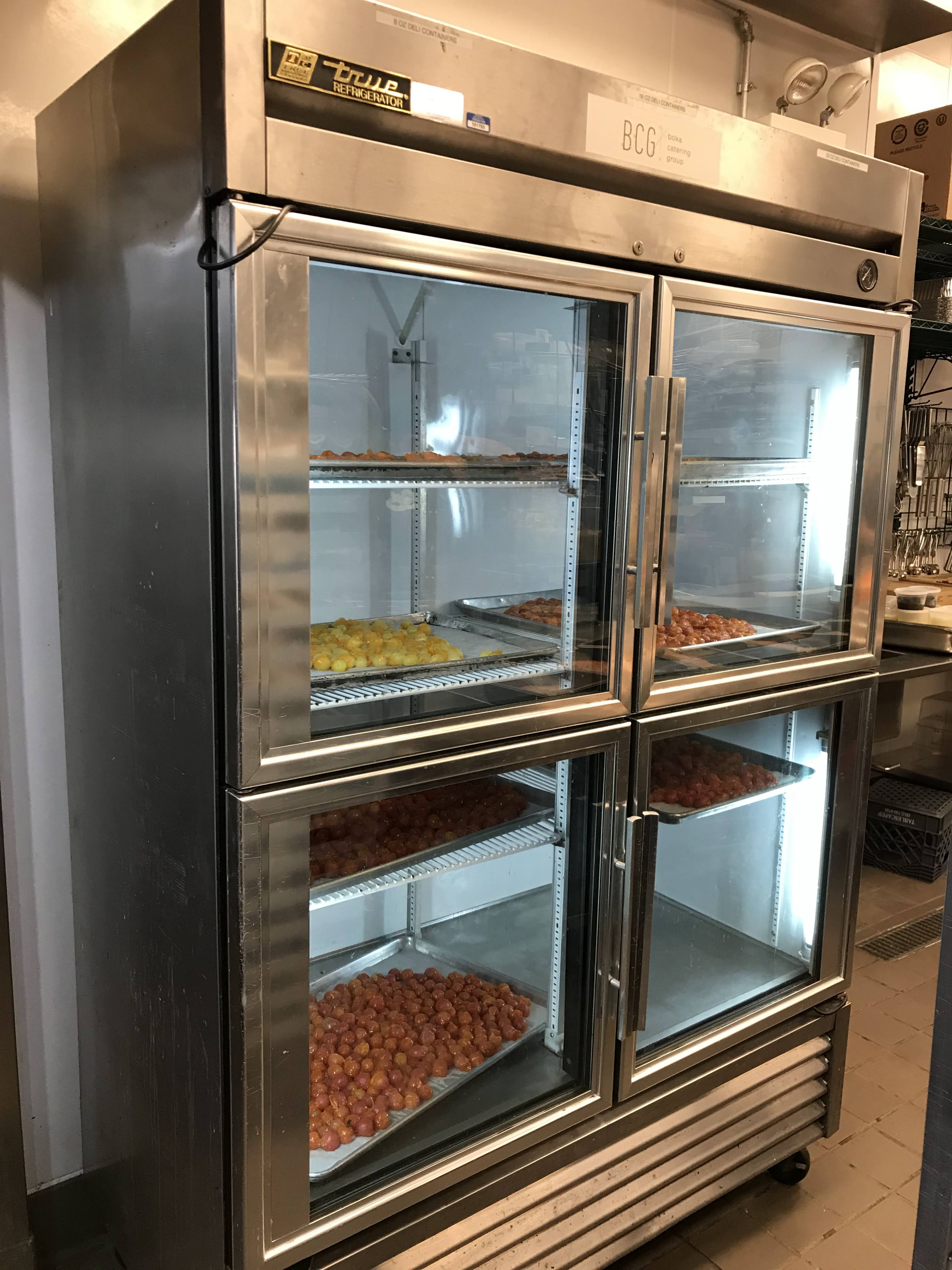 reach in fridge